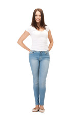 Fototapeta premium happy and carefree teenage girl