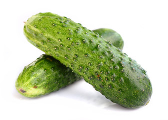Isolated vegetables - Cucumber