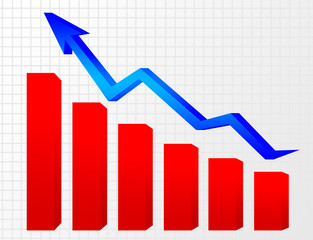 Obraz premium business graph