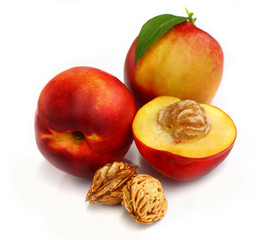 Isolated fruits - Nectarines