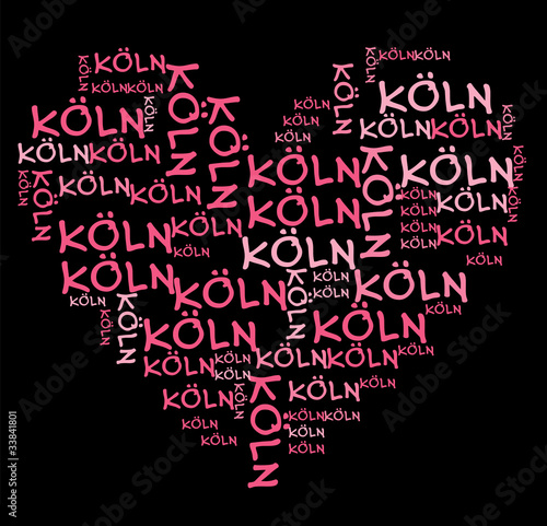 "I love Cologne / Ich liebe Köln" Stockfotos und lizenzfreie Bilder auf