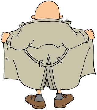 Flasher In A Raincoat