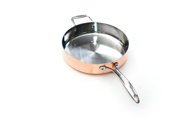 Copper frying pan