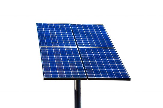 Green technology, solar panels.
