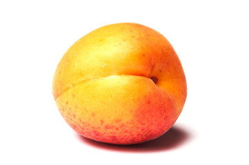 Apricot isolated on white