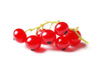 red currant isolated on white
