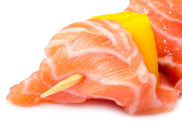 salmon kebab