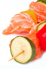 salmon kebab