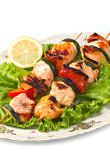 salmon kebab