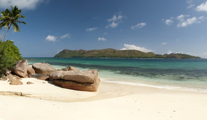 Fototapeta na wymiar Seychelles beaches