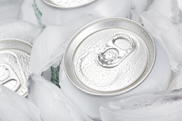 A group of soda cans