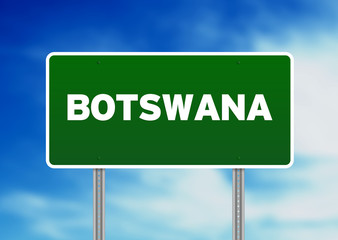 Botswana Highway Sign