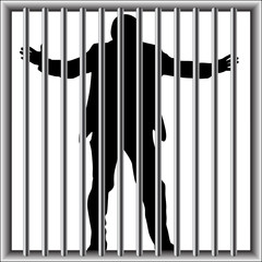 man in prison