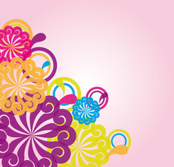 flowers abstract  illustration