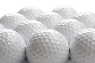 Golf balls background