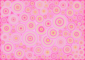 pinky round background
