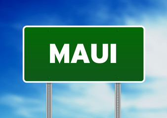 Maui Highway Sign