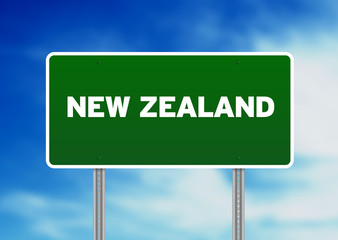 New Zealand Highway Sign