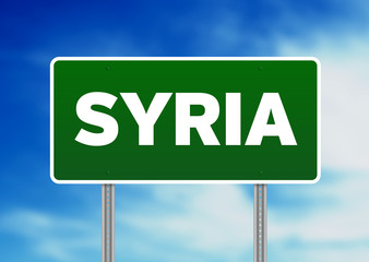 Syria Highway  Sign