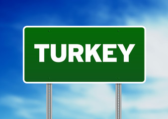 Turkey Highway Sign