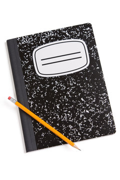 Pencil and composition notebook
