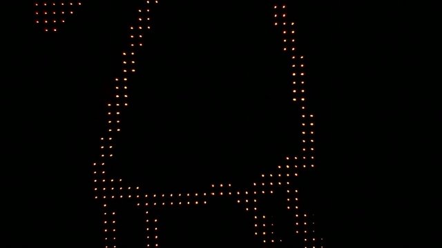 Animated woman walking