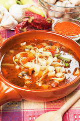 Minestrone soup