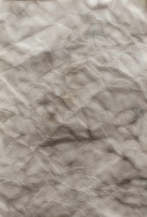 zerknittertes Papier