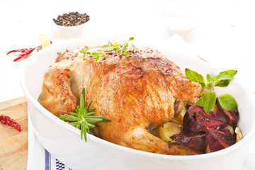 Grill chicken.