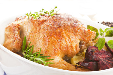 Delicious grilled chicken.