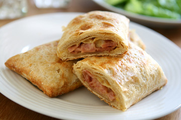 Ham and Cheese Stromboli
