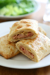 Ham and Cheese Stromboli