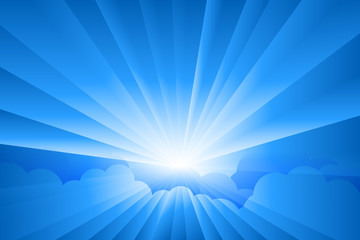 Sunburst vector background