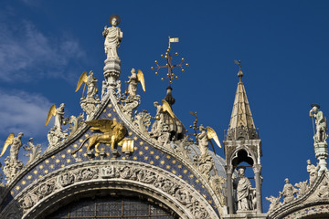 Fototapeta na wymiar Detail of St Mark`s basilica