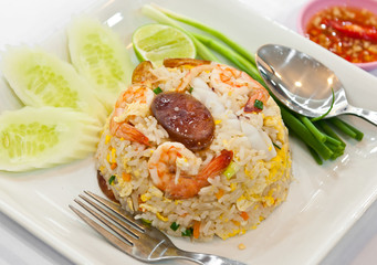 fried rice with shrimp