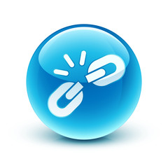 Obraz premium icône chaine lien/ fetter icon