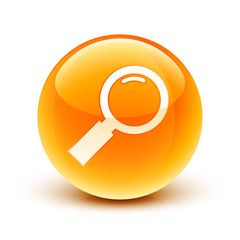 icône loupe zoom / magnifying glass icon