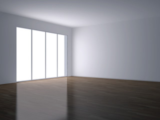 Interno vuoto da arredare