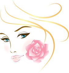 beauty face girl portrait