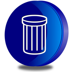 Recycle glossy icon