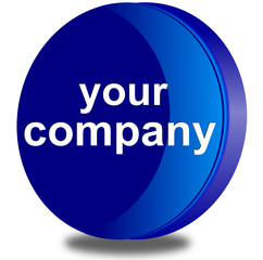Your company glossy icon