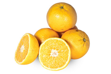 Gestapelte Orangen