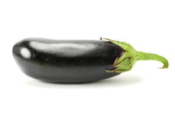 a aubergine isolated on white background