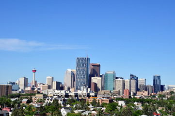 Naklejka premium Calgary skyline