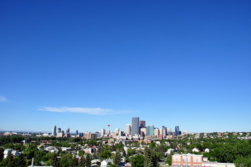 Fototapeta na wymiar Calgary skyline