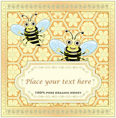 Label for homemade honey