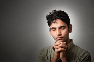 Fototapeta premium Indian Man praying