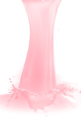 strawberry milk splash