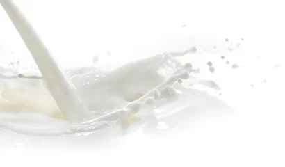 Stickers pour porte Milk-shake éclaboussures de lait