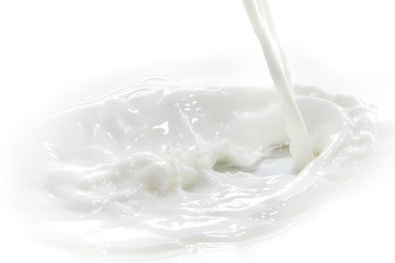 éclaboussure de lait